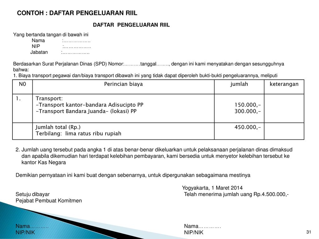 Detail Contoh Daftar Perjalanan Dinas Nomer 37