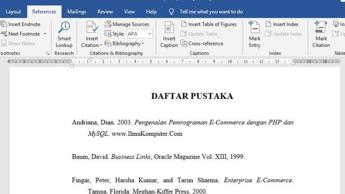 Detail Contoh Daftar Pustaka Dari Internet Nomer 5