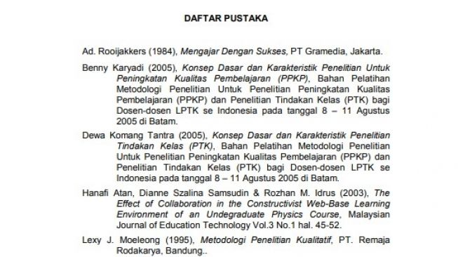 Detail Contoh Daftar Pustaka Dari Skripsi Nomer 3