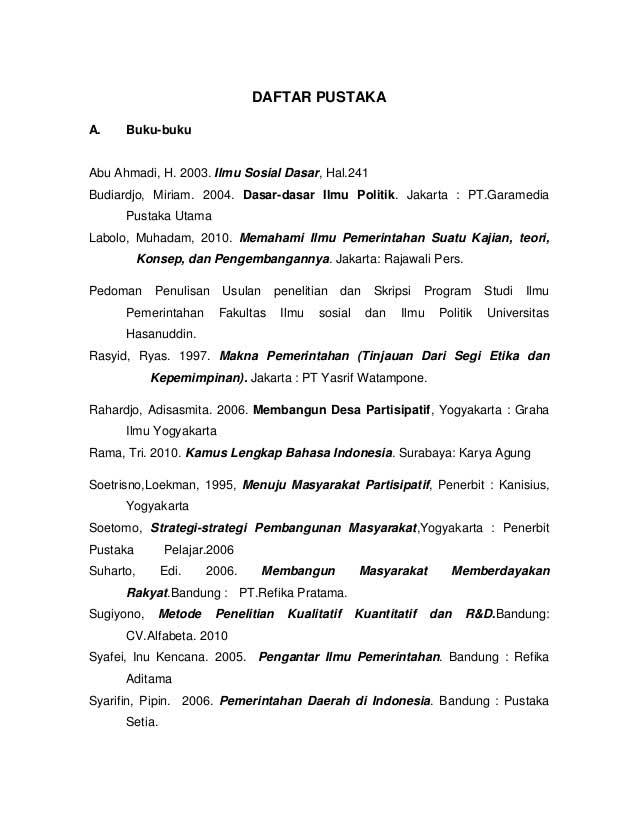 Detail Contoh Daftar Pustaka Dari Skripsi Nomer 47