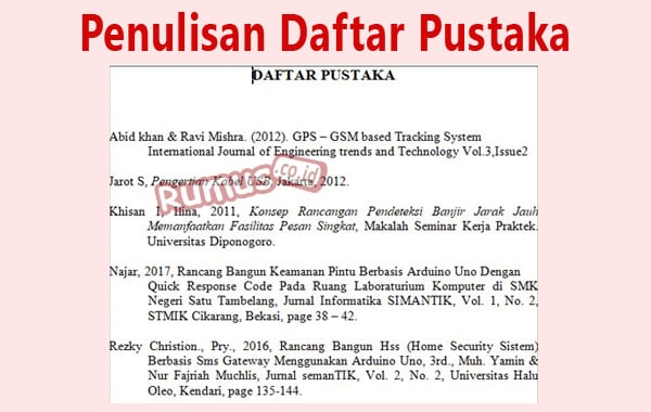 Detail Contoh Daftar Pustaka Karya Ilmiah Nomer 24