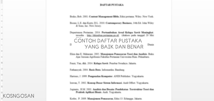 Detail Contoh Daftar Pustaka Karya Ilmiah Nomer 29