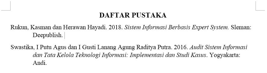 Detail Contoh Daftar Pustaka Laporan Nomer 51