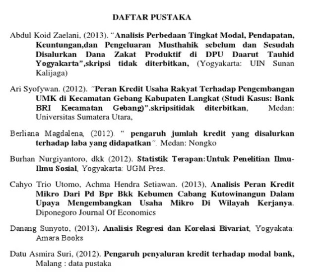 Detail Contoh Daftar Pustaka Yang Baik Dan Benar Nomer 33