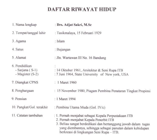 Detail Contoh Daftar Riwayat Hidup Yang Benar Nomer 40