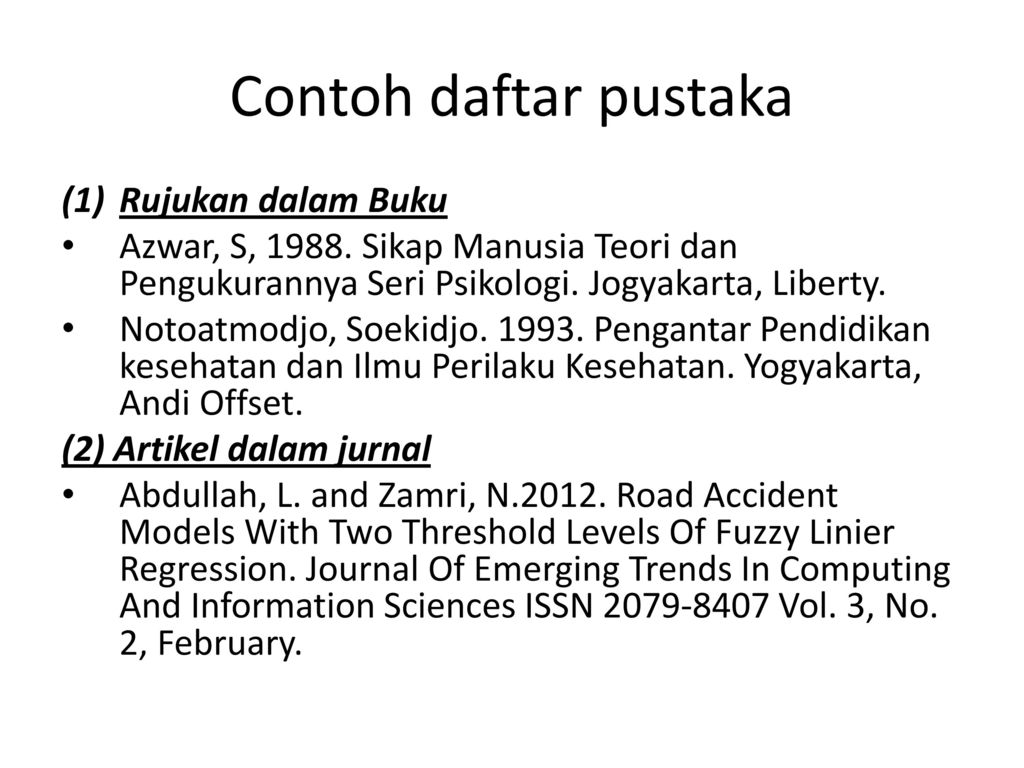 Detail Contoh Daftar Rujukan Nomer 12