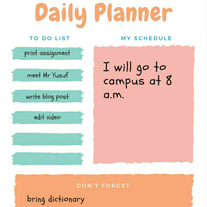 Detail Contoh Daily Activity Dalam Bentuk Tabel Nomer 12