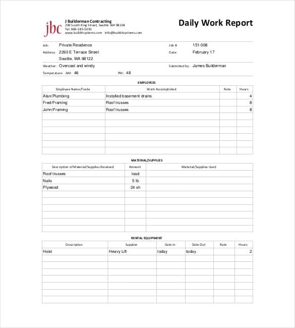 Detail Contoh Daily Schedule Nomer 38