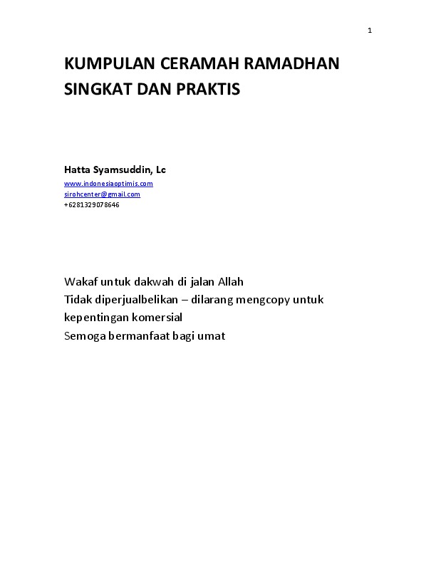 Detail Contoh Dakwah Singkat Nomer 52