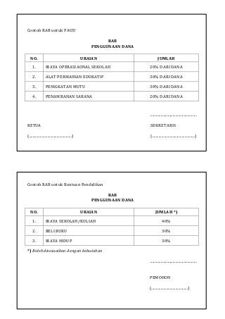 Detail Contoh Dana Hibah Nomer 21