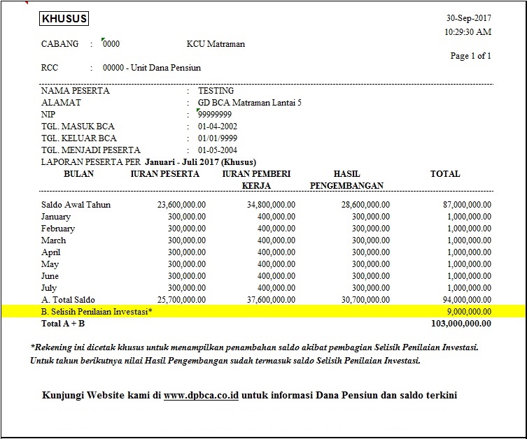 Detail Contoh Dana Pensiun Nomer 27