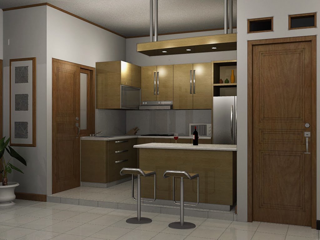 Detail Contoh Dapur Rumah Minimalis Nomer 31