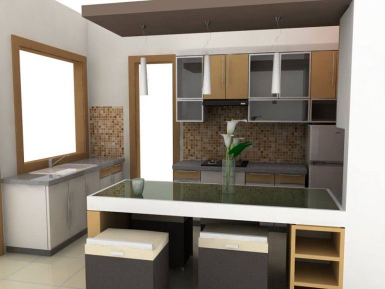 Detail Contoh Dapur Rumah Minimalis Nomer 32