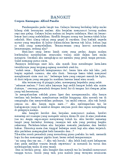 Detail Contoh Dari Cerpen Nomer 34