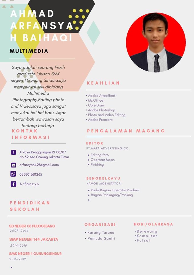 Detail Contoh Dari Cv Nomer 44