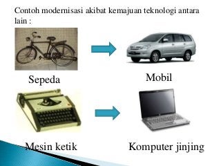 Detail Contoh Dari Modernisasi Nomer 3