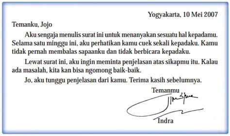 Detail Contoh Dari Surat Pribadi Nomer 2