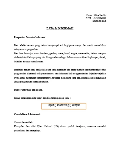 Detail Contoh Data Dan Informasi Nomer 11