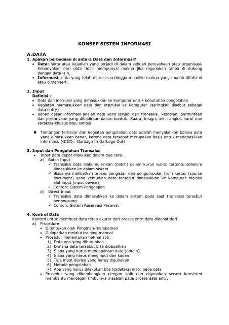 Detail Contoh Data Dan Informasi Nomer 15