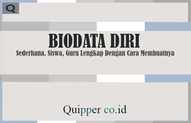 Detail Contoh Data Diri Nomer 33