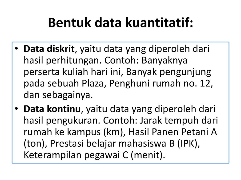 Detail Contoh Data Diskrit Nomer 12