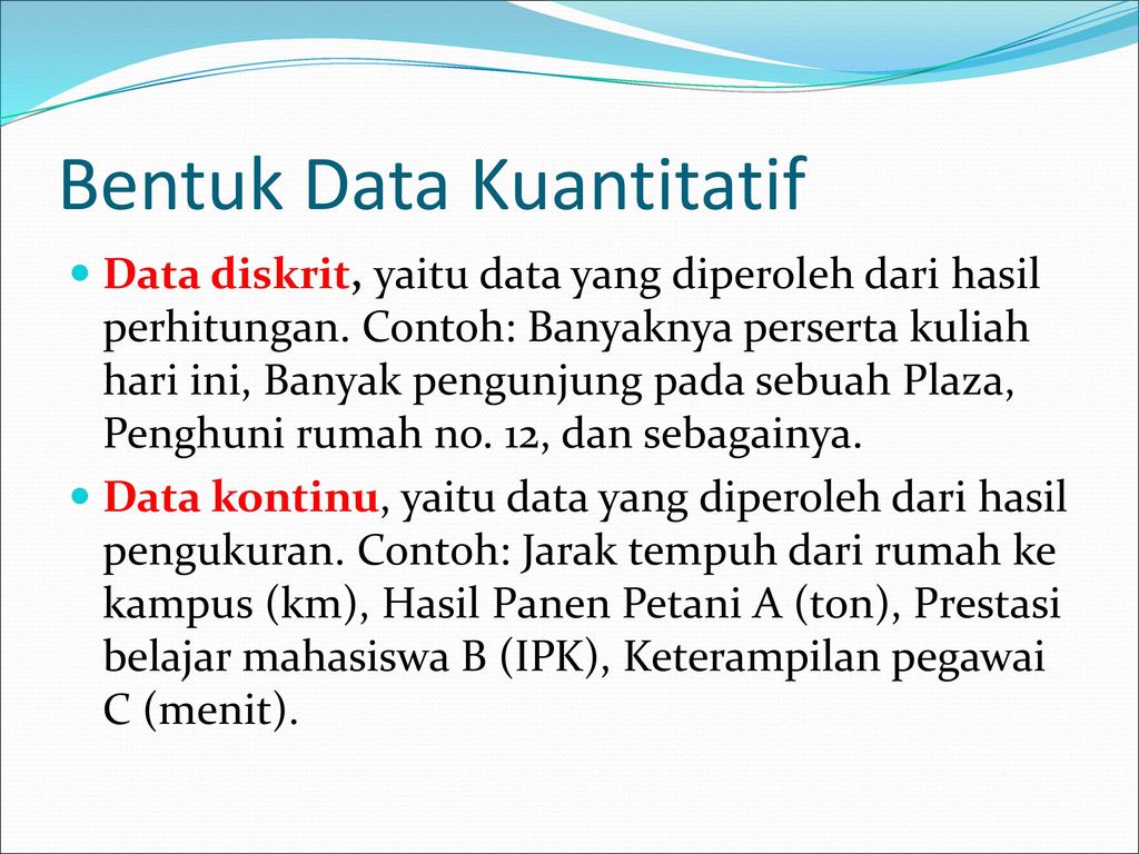 Detail Contoh Data Diskrit Dan Kontinu Dalam Statistika Nomer 17