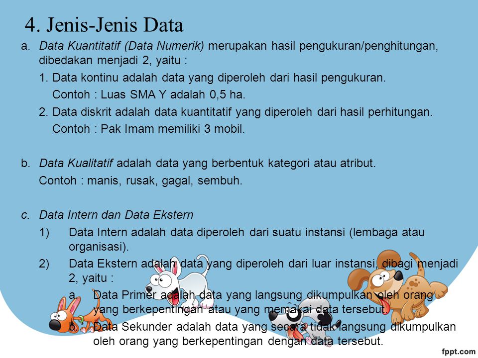 Detail Contoh Data Diskrit Dan Kontinu Dalam Statistika Nomer 18
