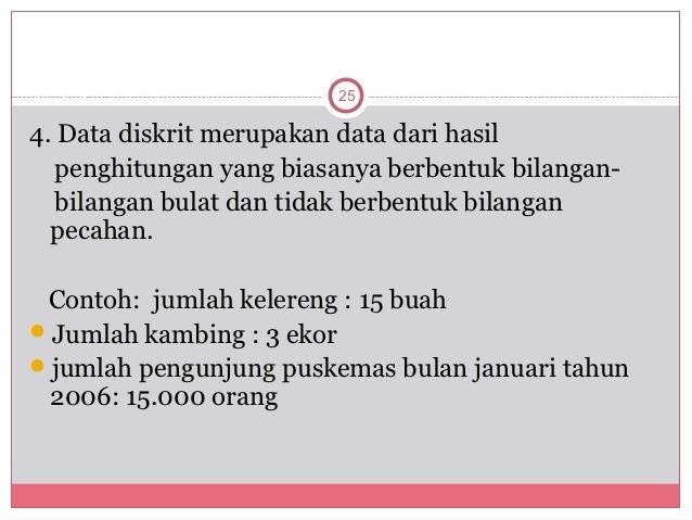 Detail Contoh Data Diskrit Dan Kontinu Dalam Statistika Nomer 21