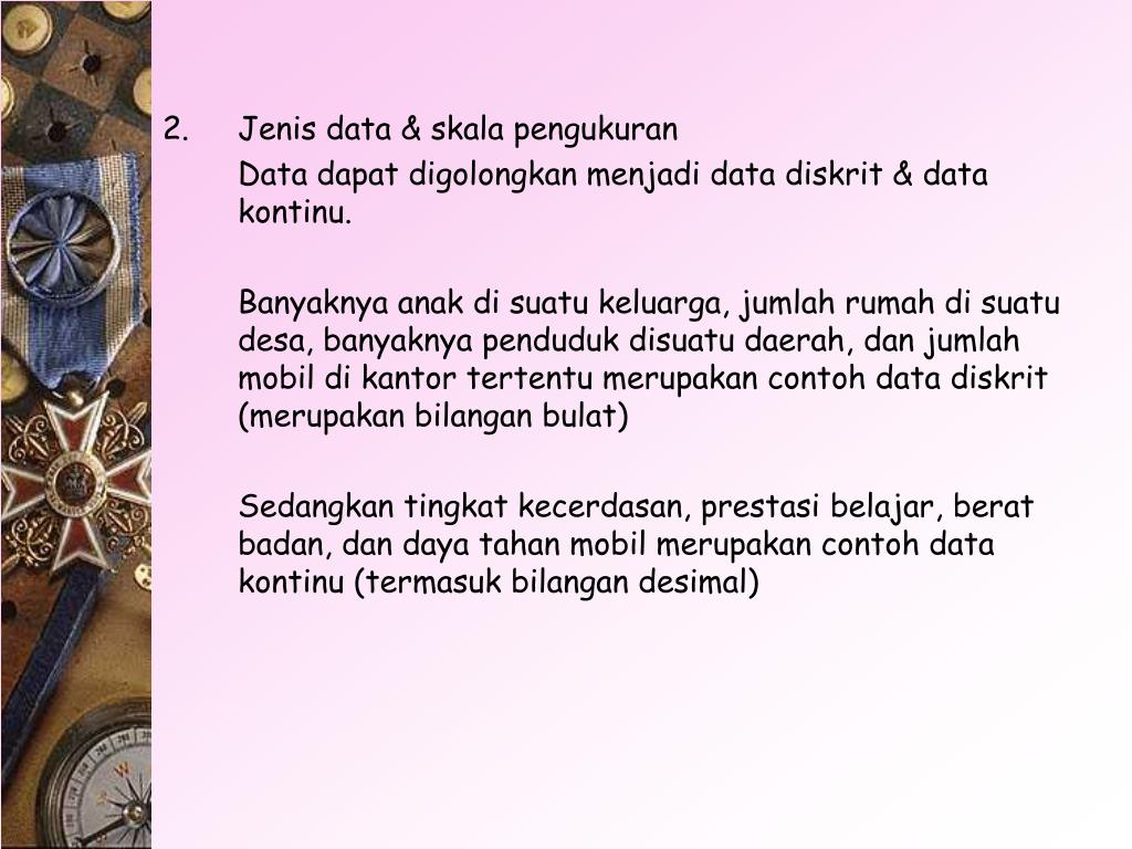 Detail Contoh Data Diskrit Dan Kontinu Dalam Statistika Nomer 30