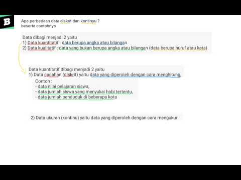 Detail Contoh Data Diskrit Dan Kontinu Dalam Statistika Nomer 5