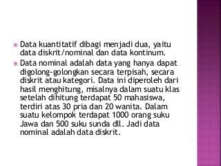 Detail Contoh Data Diskrit Dan Kontinu Dalam Statistika Nomer 39