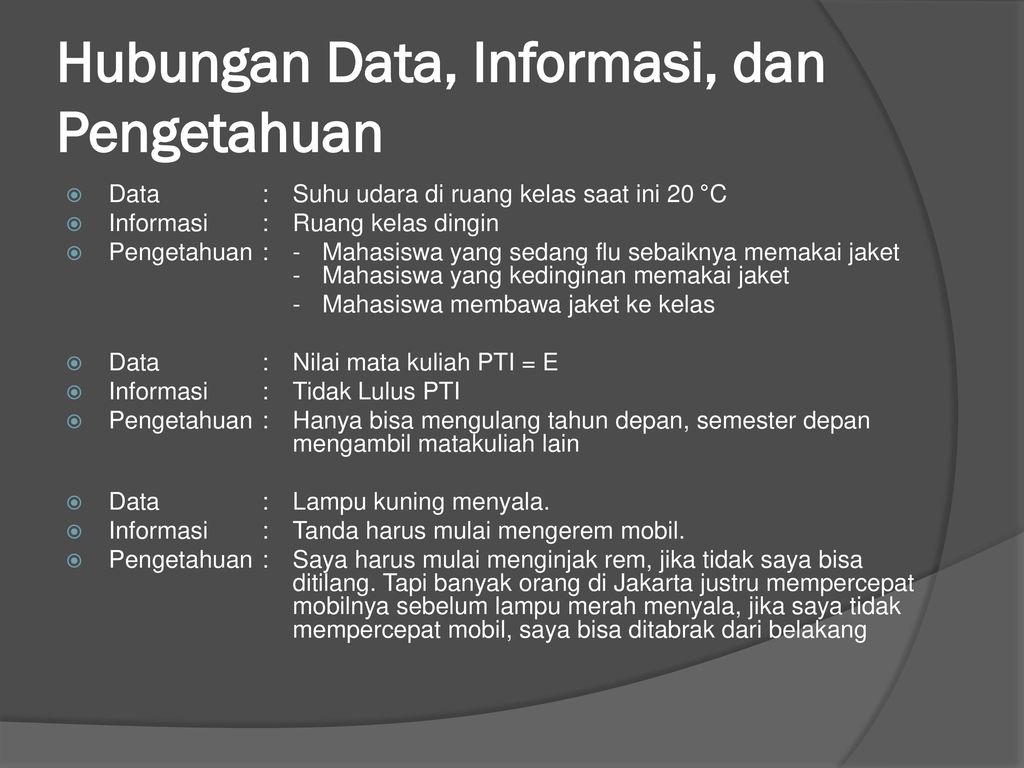 Contoh Data Informasi Dan Pengetahuan - KibrisPDR