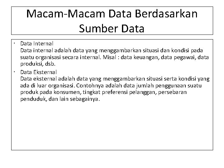 Detail Contoh Data Internal Nomer 32