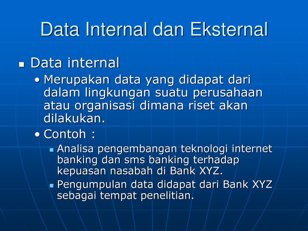 Detail Contoh Data Internal Nomer 7