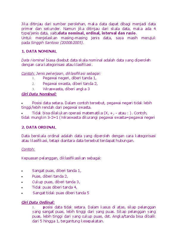 Detail Contoh Data Interval Nomer 32
