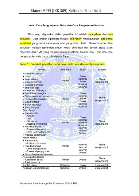 Detail Contoh Data Interval Nomer 48