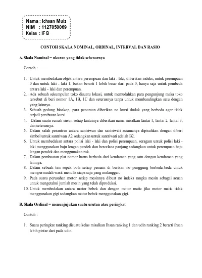 Detail Contoh Data Interval Dan Rasio Nomer 22
