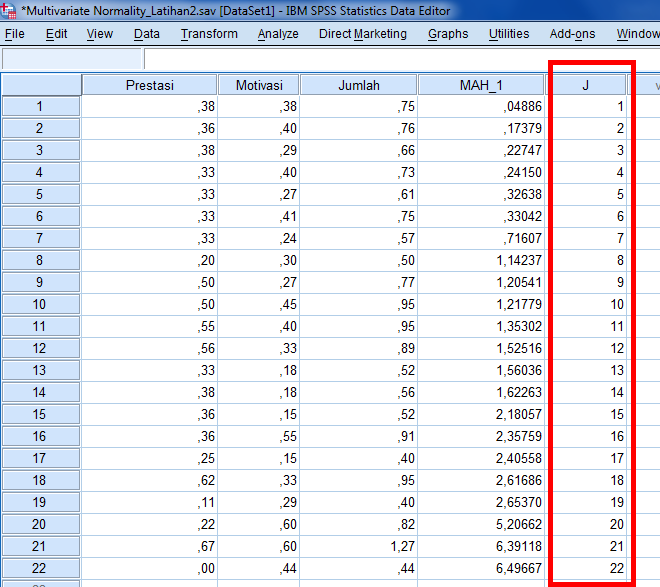 Detail Contoh Data Multivariat Nomer 7