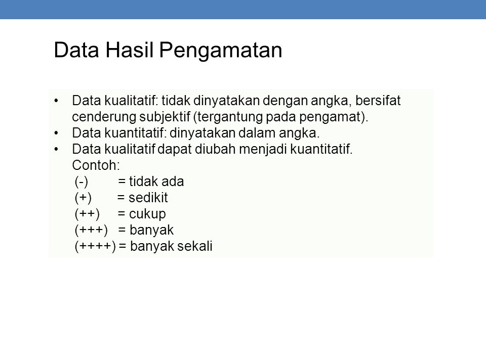 Detail Contoh Data Pengamatan Nomer 42