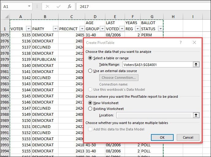 Detail Contoh Data Pivot Table Nomer 20