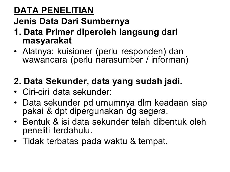 Detail Contoh Data Sekunder Dalam Skripsi Nomer 16