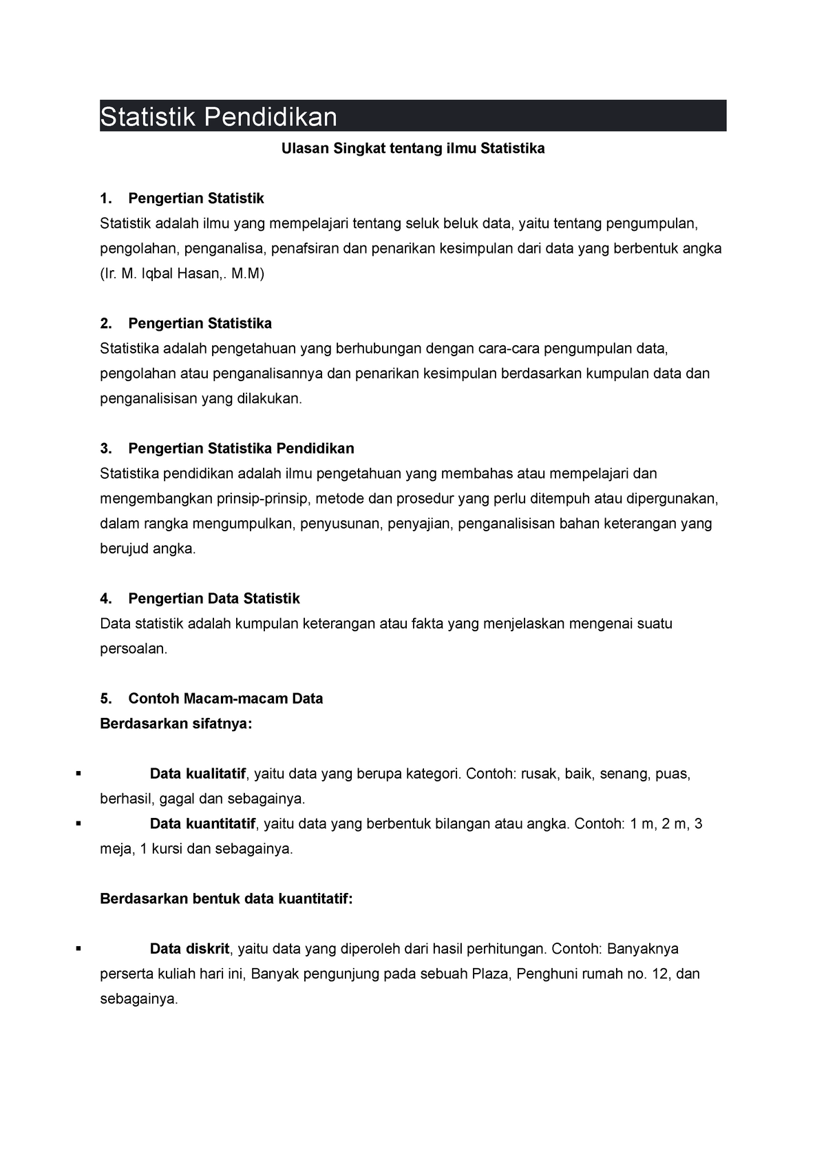 Detail Contoh Data Statistik Pendidikan Nomer 46
