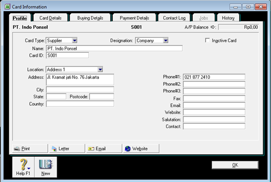 Detail Contoh Data Supplier Nomer 33
