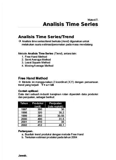 Detail Contoh Data Time Series Bps Nomer 36