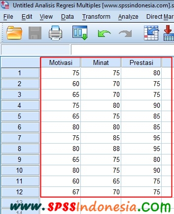 Detail Contoh Data Variabel Nomer 6