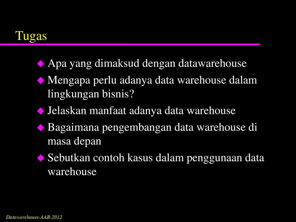 Detail Contoh Data Warehouse Nomer 41