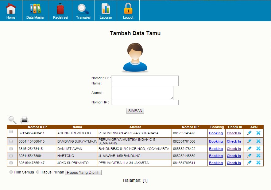 Detail Contoh Database Hotel Nomer 18