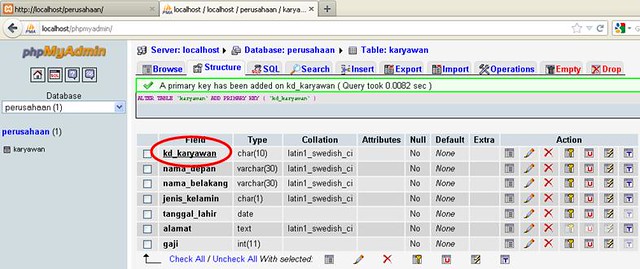 Detail Contoh Database Karyawan Nomer 10