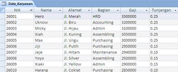 Detail Contoh Database Karyawan Nomer 42