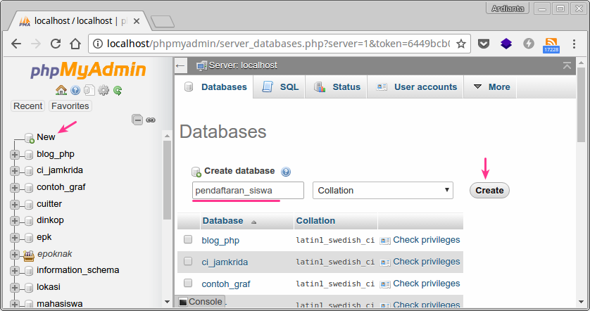 Detail Contoh Database Mahasiswa Nomer 42